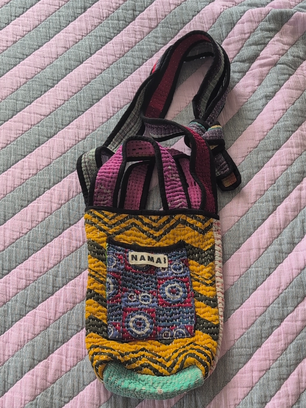 Namai Xoti Mini Zero-Waste Quilted Kantha Bag